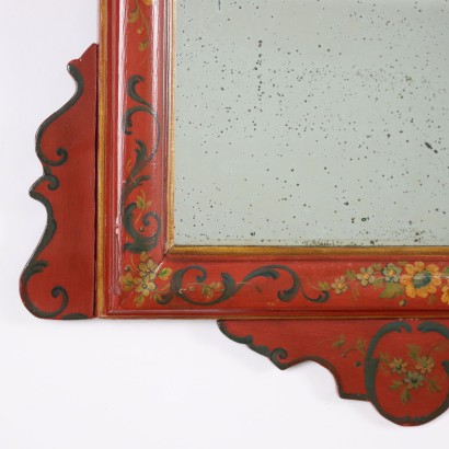 Pair of lacquered mirrors