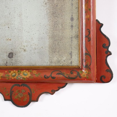 Pair of lacquered mirrors
