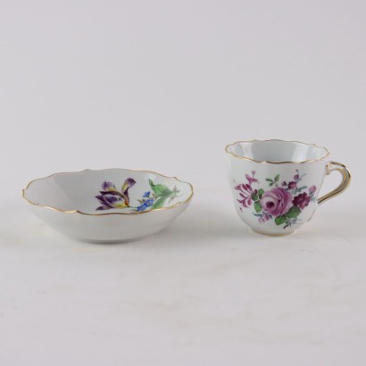 Group of Porcelain Coffee Cups