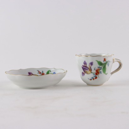 Group of Porcelain Coffee Cups