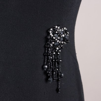 Vintage Dress with Feathers