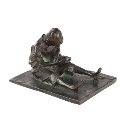 Antique Sculpture Bronze Figure Italy Mid XX Century