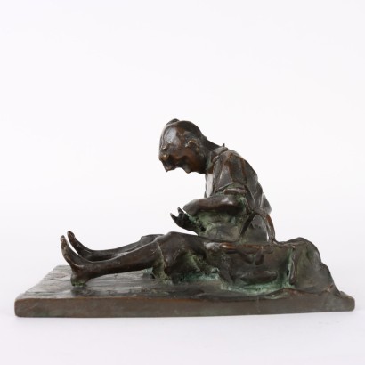 Bronze Sculpture of a Young Man