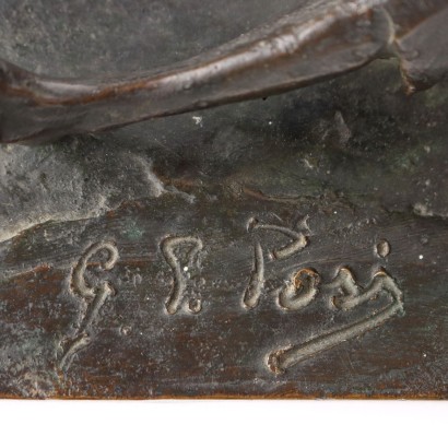 Bronze Sculpture of a Young Man