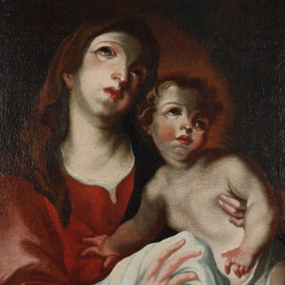 Painting Madonna with Child,Madonna with Child