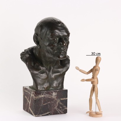 Bronze Bust of a Man
