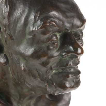 Bronze Bust of a Man