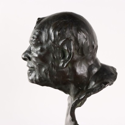 Bronze Bust of a Man
