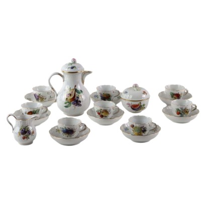 Antique Coffee Set Meissen Porcelain Germany XX Century