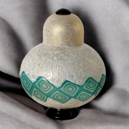 Vaso con Coperchio in Vetro La Murrina