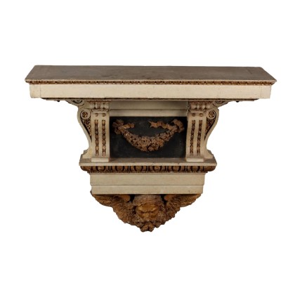 Antique Console Neo-Classical Carved Fir Italy XVIII Century
