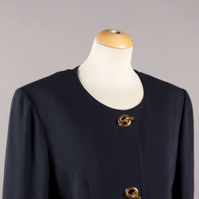 Hermes Vintage Midnight Blue Jacket