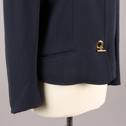 Hermes Vintage Midnight Blue Jacket