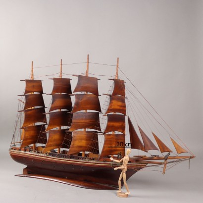 Large Wooden Sailing Ship