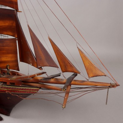 Large Wooden Sailing Ship