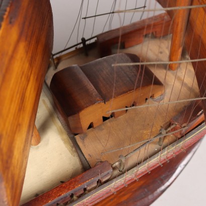 Large Wooden Sailing Ship