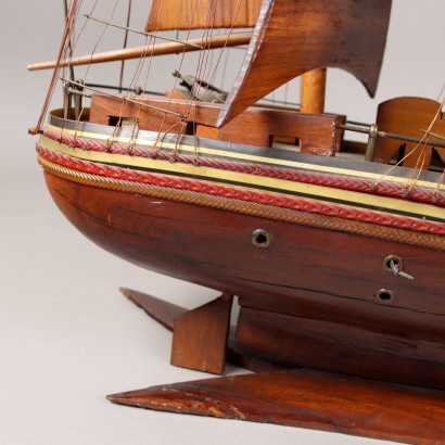 Large Wooden Sailing Ship
