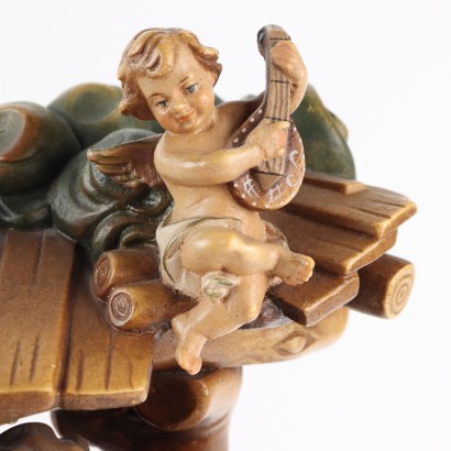 Holy Family in Wood Manufacture of the Holy Family in Wood 20th-21st Century