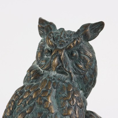 Bronzene Eule