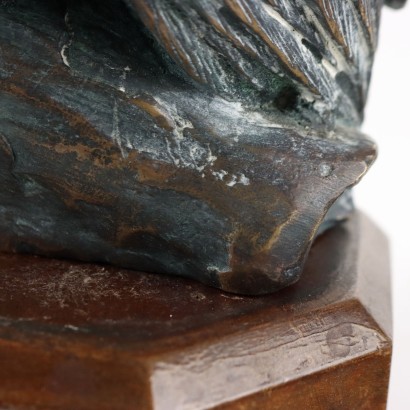 Bronzene Eule