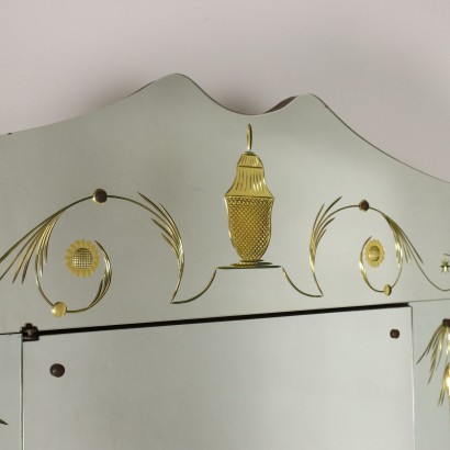 60's Mirrored Coat Rack