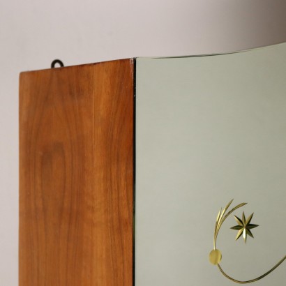 60's Mirrored Coat Rack