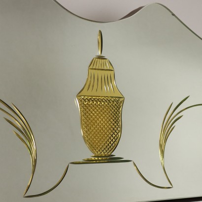 60's Mirrored Coat Rack