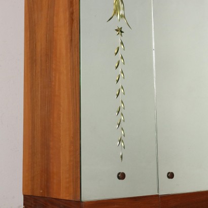 60's Mirrored Coat Rack