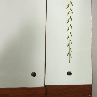 60's Mirrored Coat Rack