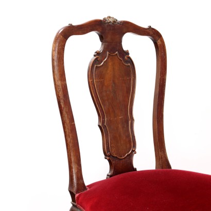 6 CHAIRS, Group of Six Baroque Chairs