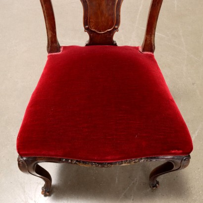 6 CHAIRS, Group of Six Baroque Chairs