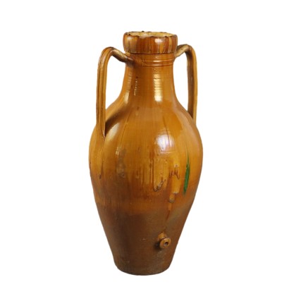 Antique Jar Terracotta Nicola Fasano Ceramiche Grottaglie Italy '900