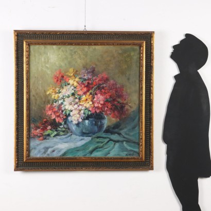 Painting by Ivan Karpoff,Vase with flowers,Ivan Karpoff,Ivan Karpoff,Ivan Karpoff