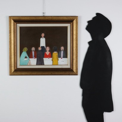 Dipinto di Walter Pozzi,Osteria,Walter Pozzi,Walter Pozzi,Walter Pozzi,Walter Pozzi