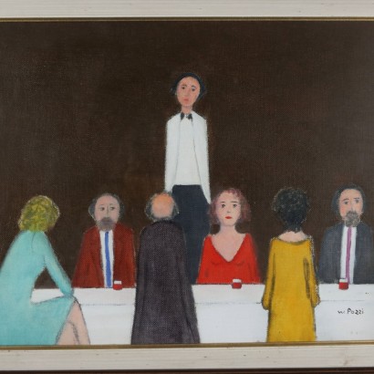 Dipinto di Walter Pozzi,Osteria,Walter Pozzi,Walter Pozzi,Walter Pozzi,Walter Pozzi