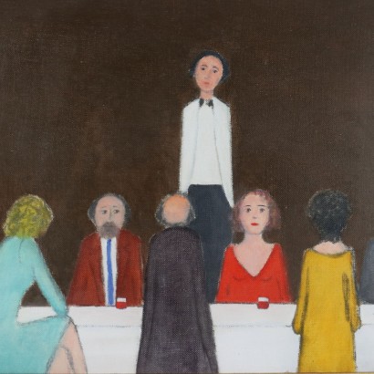 Dipinto di Walter Pozzi,Osteria,Walter Pozzi,Walter Pozzi,Walter Pozzi,Walter Pozzi