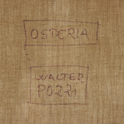 Dipinto di Walter Pozzi,Osteria,Walter Pozzi,Walter Pozzi,Walter Pozzi,Walter Pozzi