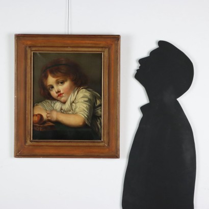 Painting Portrait of a Little Girl