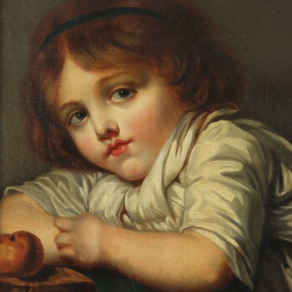 Painting Portrait of a Little Girl