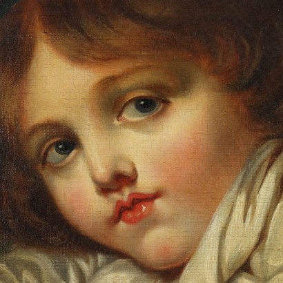 Painting Portrait of a Little Girl