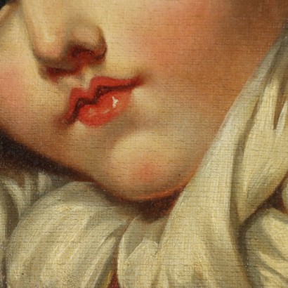 Painting Portrait of a Little Girl
