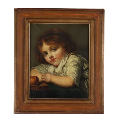 Painting Portrait of a Little Girl