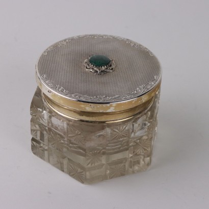 Ensemble de Toilette en Argent et Malachite