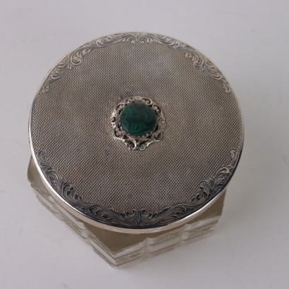 Ensemble de Toilette en Argent et Malachite