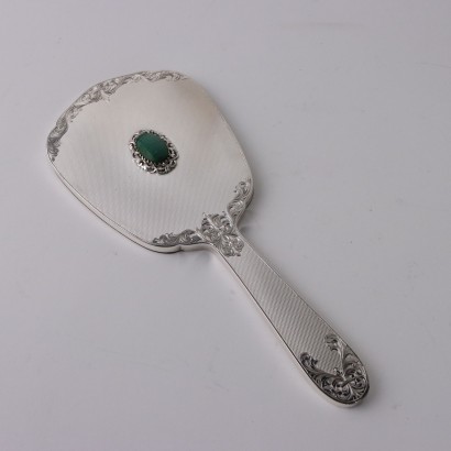 Ensemble de Toilette en Argent et Malachite