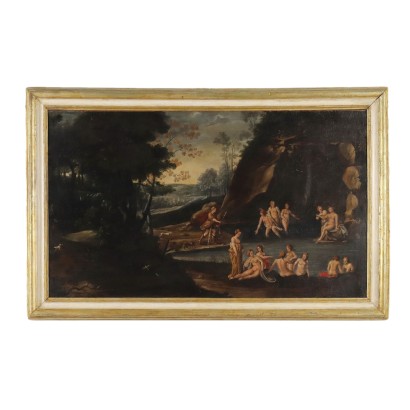Painting Diana and the Nymphs Surprised by Actaeon