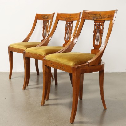 6 CHAIRS, Group of Six Seats and Gondola, Group of Six Chairs in Gondola