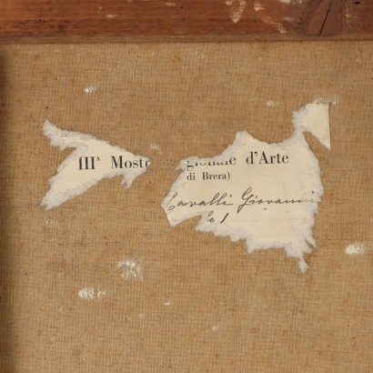 Dipinto di Giovanni Cavalli,Laghetto con cigni,Giovanni Cavalli,Giovanni Cavalli,Giovanni Cavalli