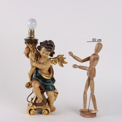 Portavelas Putto en Madera Fabricación Val