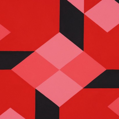 Dipinto di Attilio Lunardi,Paradosso "H" rosso,Attilio Lunardi,Attilio Lunardi,Attilio Lunardi